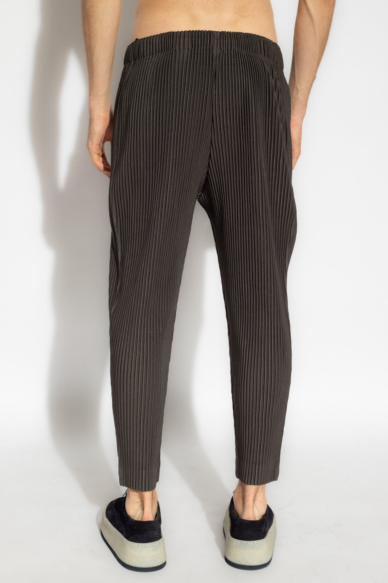 Issey miyake pleated hot sale trousers mens